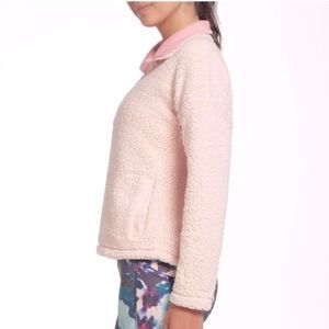 DSG Sherpa Pullover Sweater Pink Small